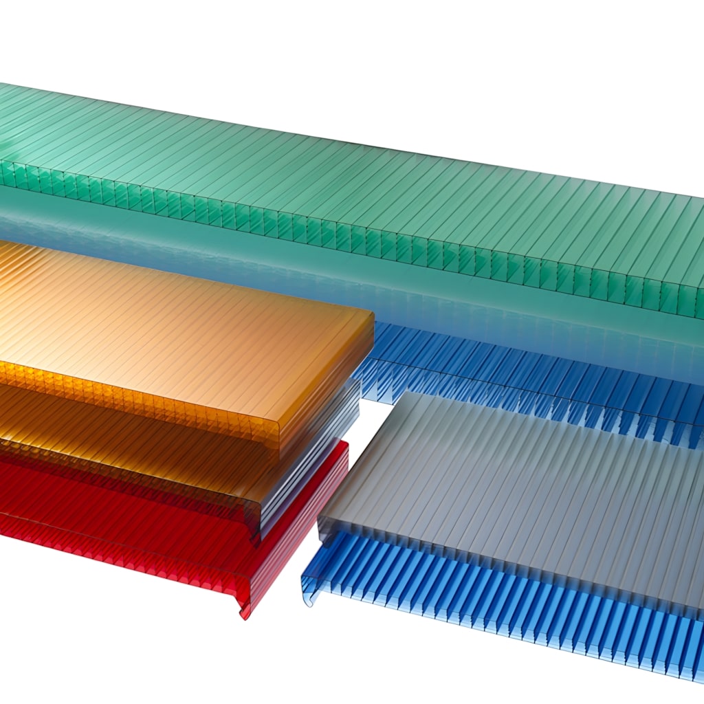 Multicolour polycarbonate sheets