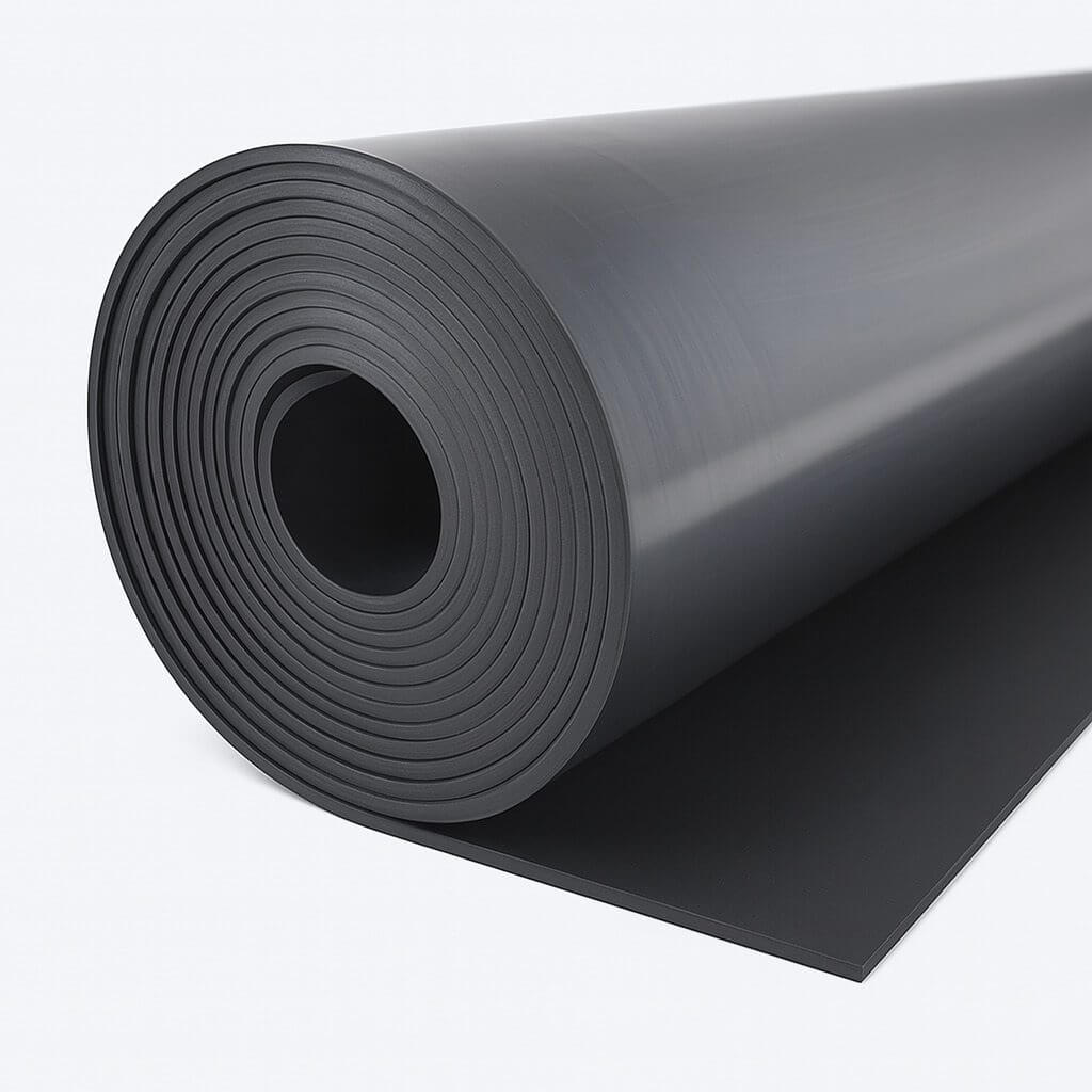 Oil resistant rubber roll