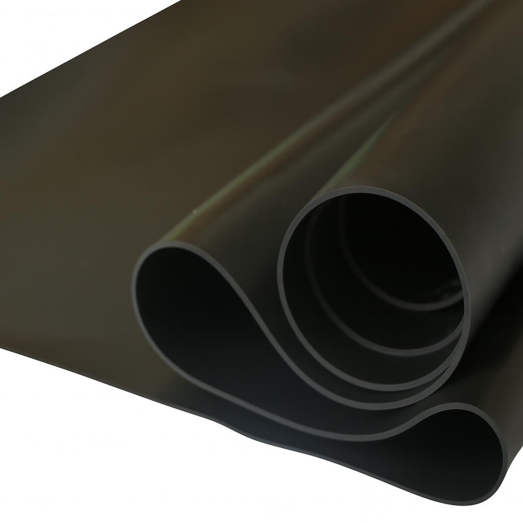 Black oil resistant rubber